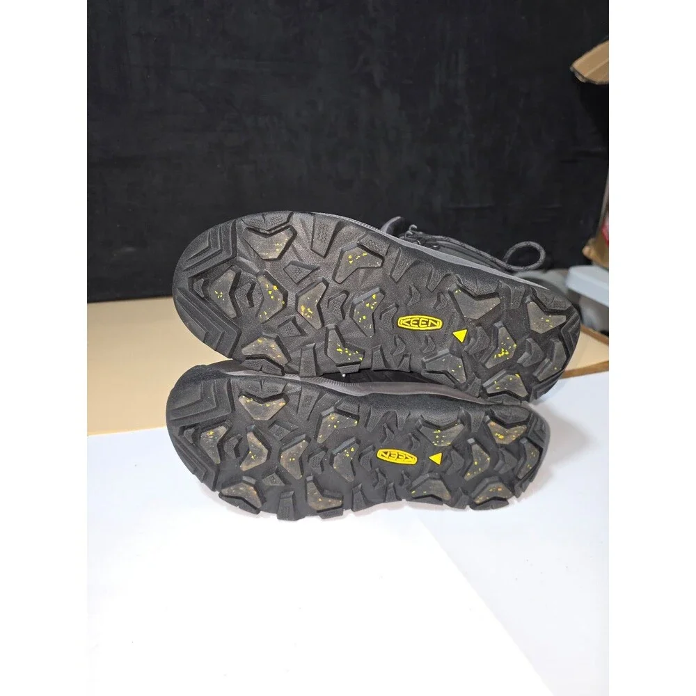 KEEN Shellback Waterproof Hiking/Work Boots Men's Size 9 Black/Gray – Great Cond